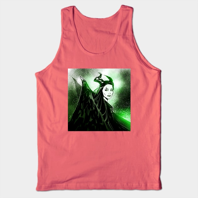 Maleficent Tank Top by igloinor